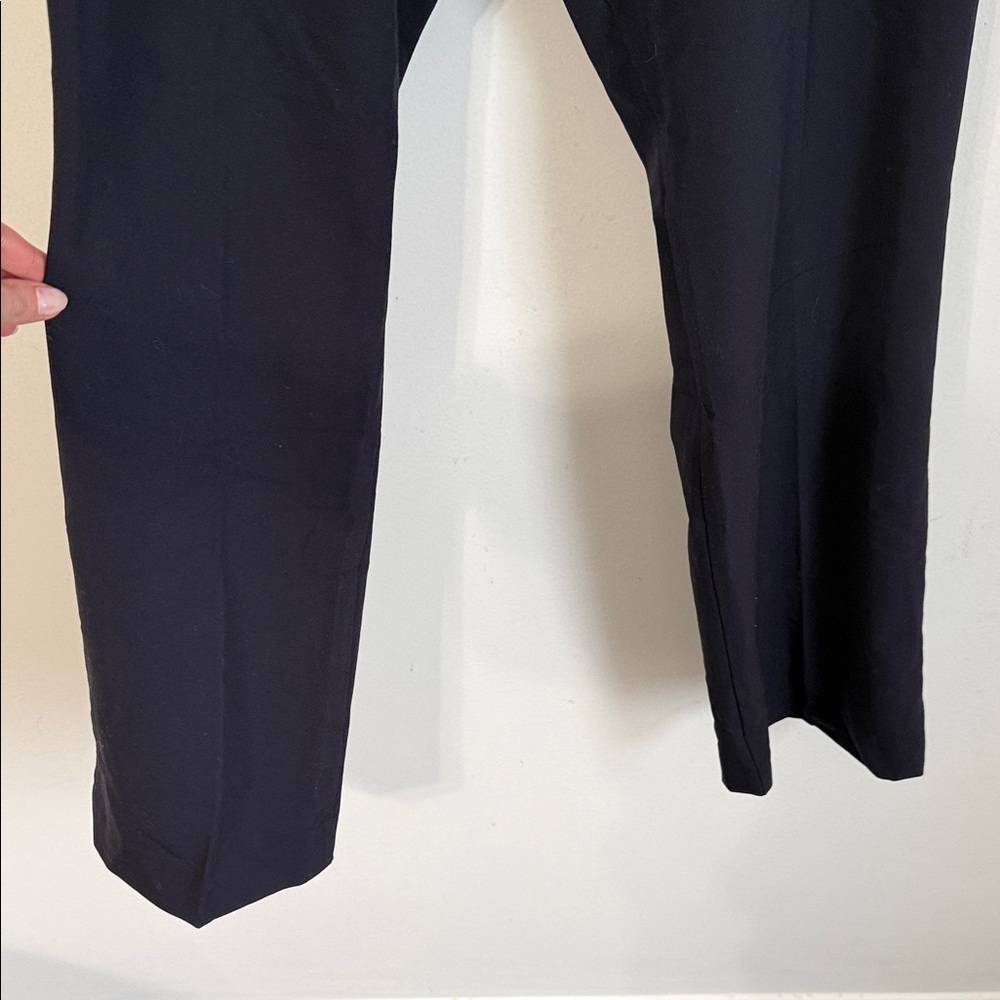 Liz Claiborne Navy Blue Audra Straight Leg Trousers - Picture 8 of 8